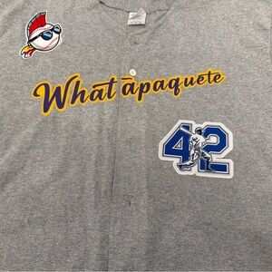 Shaka baseball jersey 2XL with Wild Things and 42 patch